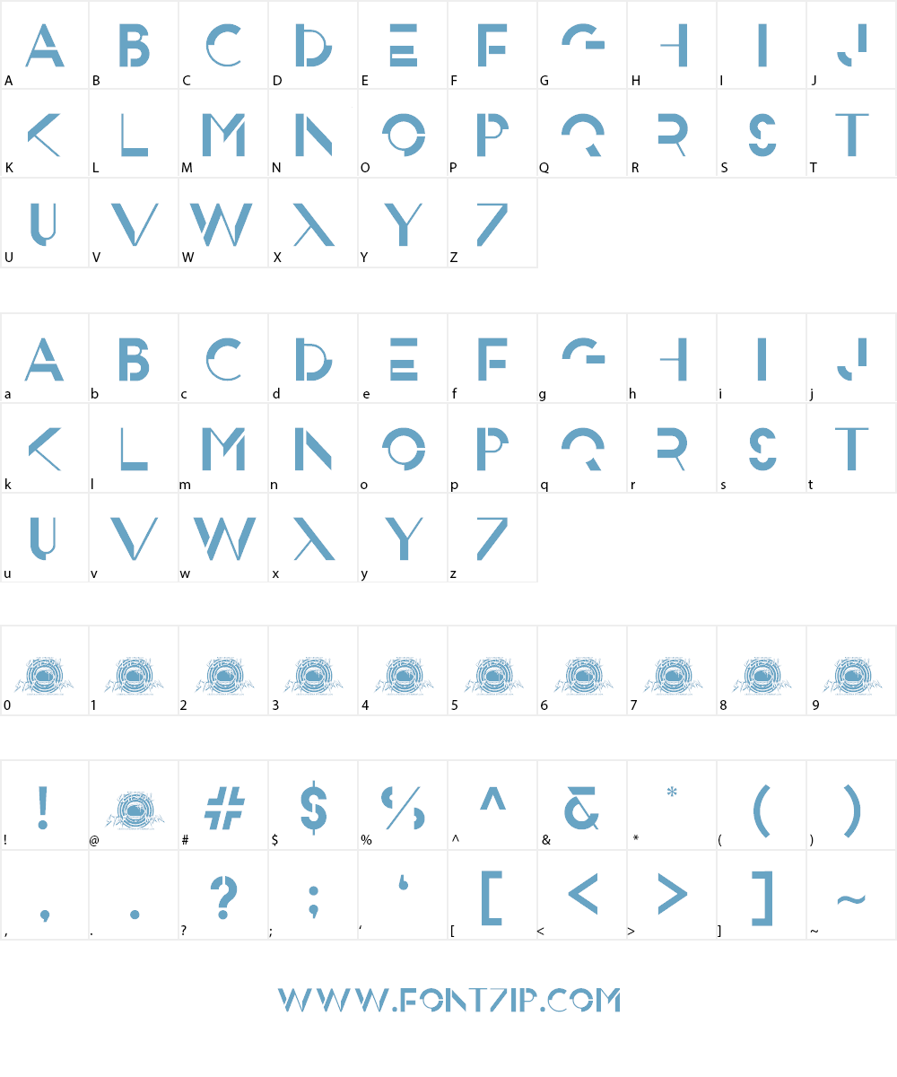 THE PALE EMPEROR Font Character
